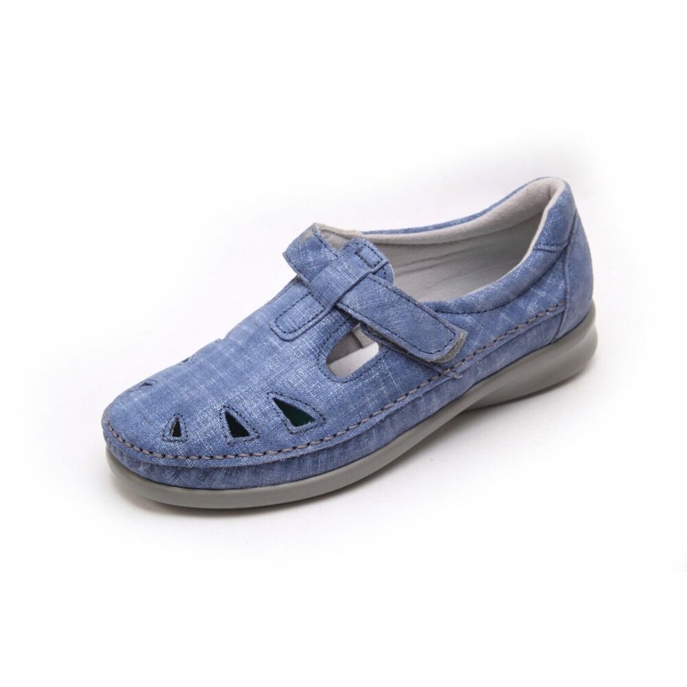 NWOB SAS Roamer Bluejay Slip On Loafers Shoes Women's Sz 6.5 No Insoles